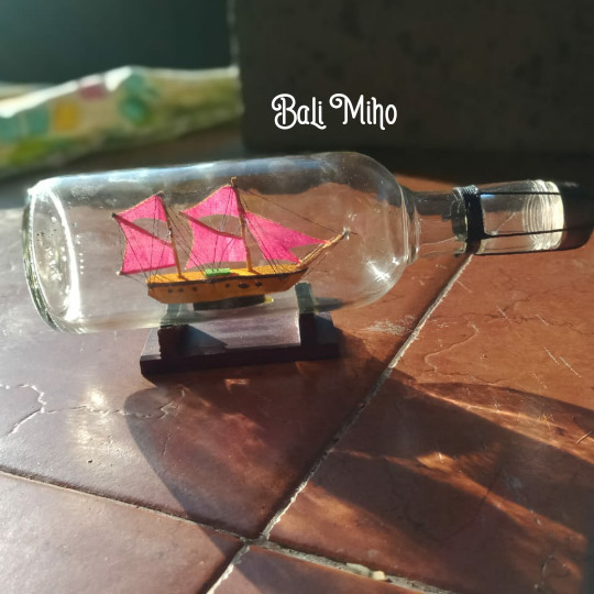 

New - Perahu Dalam Botol/Kapal Dalam Botol Kaca/Miniatur Perahu/Kapal Mini