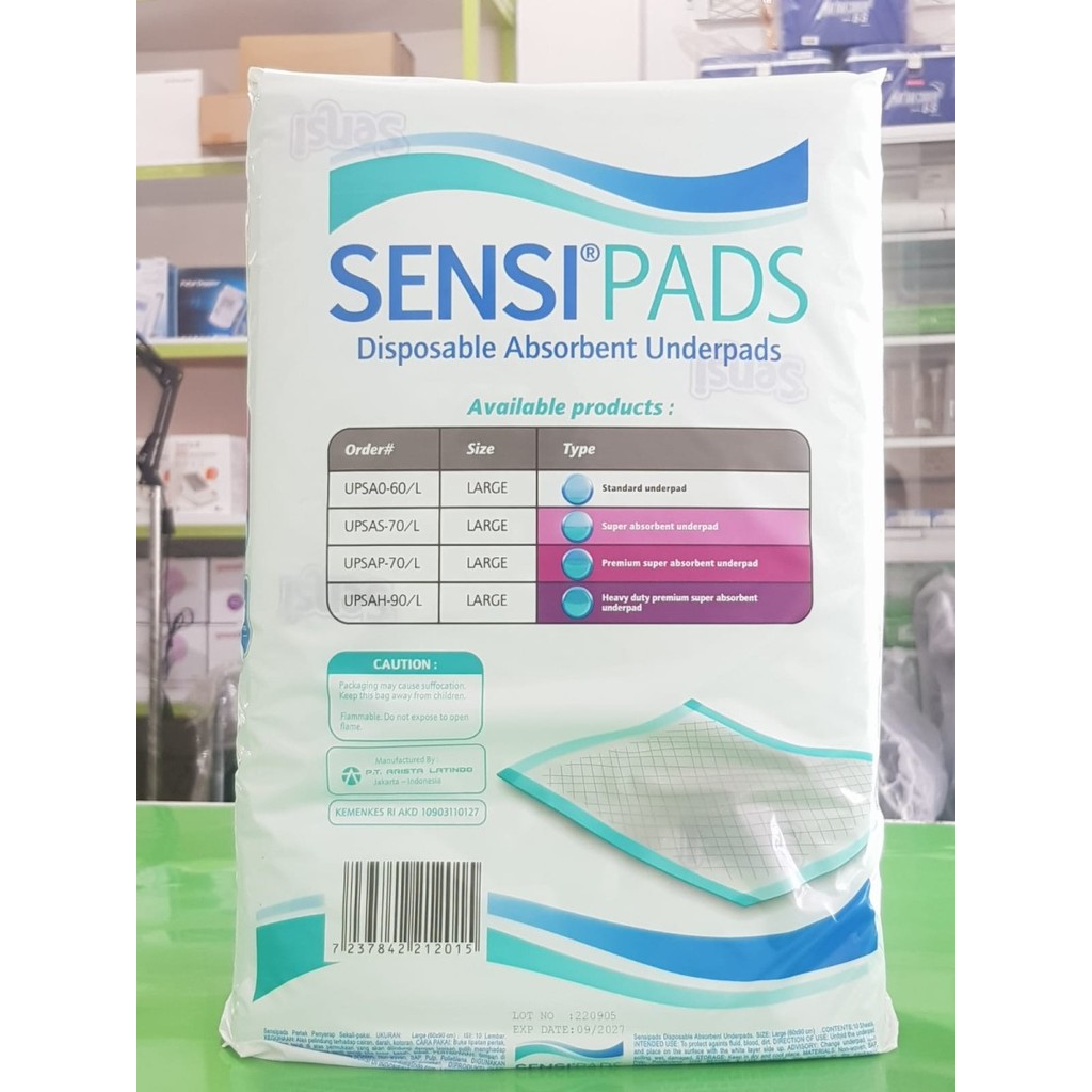 Sensi Pad / Underpad / Perlak Sensi