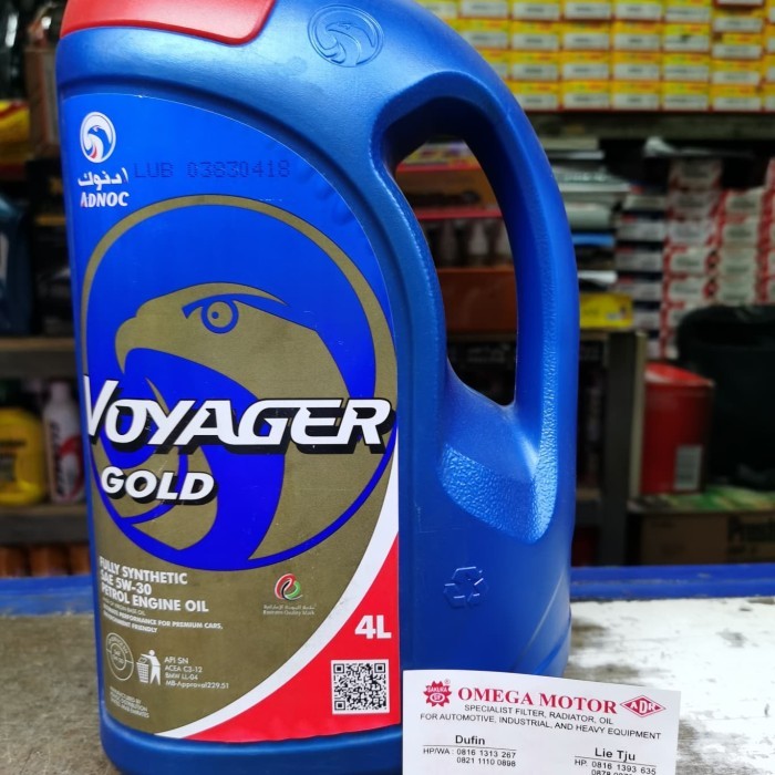 Adnoc Voyager Gold 5W-30 4Liter Harga Spesial!!