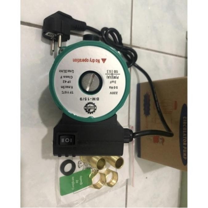 Pompa Booster 100 Watt Silent Pendorong Pompa Dorong Auto Water Heater