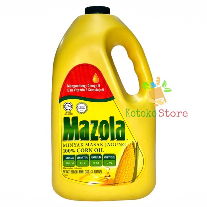 

Mazola Corn Oil / Minyak Jagung Mazola 3,5 Liter Terbaru