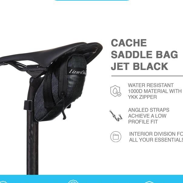 Lizard Skins Bag Saddle Bike Saddle Bag Tas Saddle Sepeda Bla