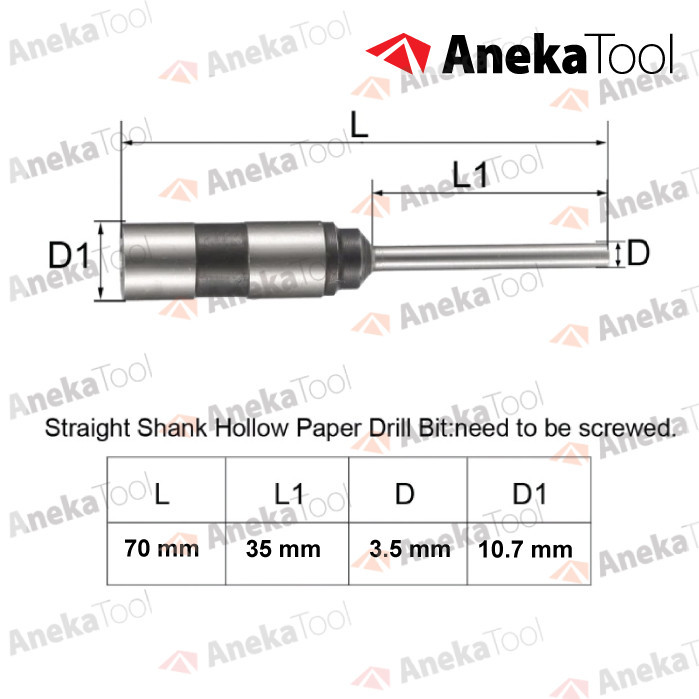 

Terlaris Mata Bor Kertas Uchida Uk. 2.5-3.5 / 9.0 / 10.00 MM Pembolong Kertas SALE
