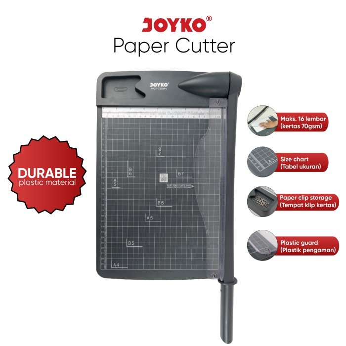 

Terlaris Pemotong Kertas Paper Cutter Joyko PPCT-2330 A4 SALE