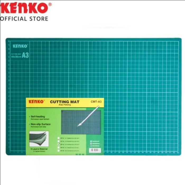 

Terlaris KENKO CUTTING MAT / ALAS PEMOTONG KERTAS UKURAN A3 SALE
