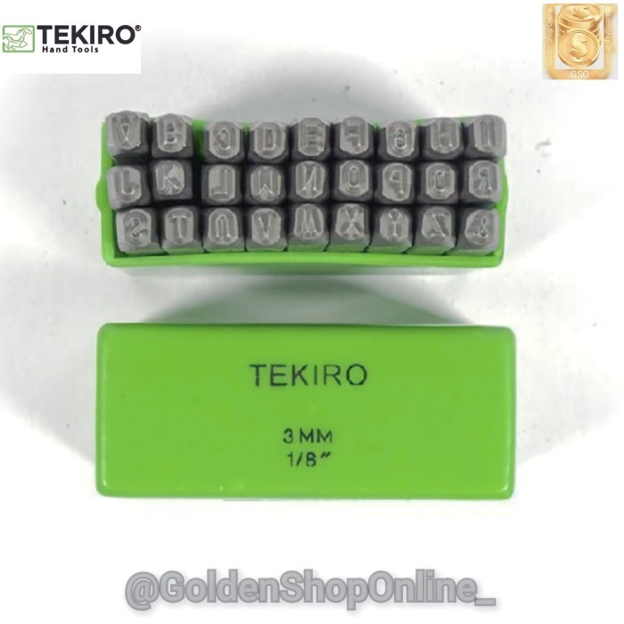 

Terlaris Huruf Ketok 3mm - Letter Punch 3mm Tekiro SALE