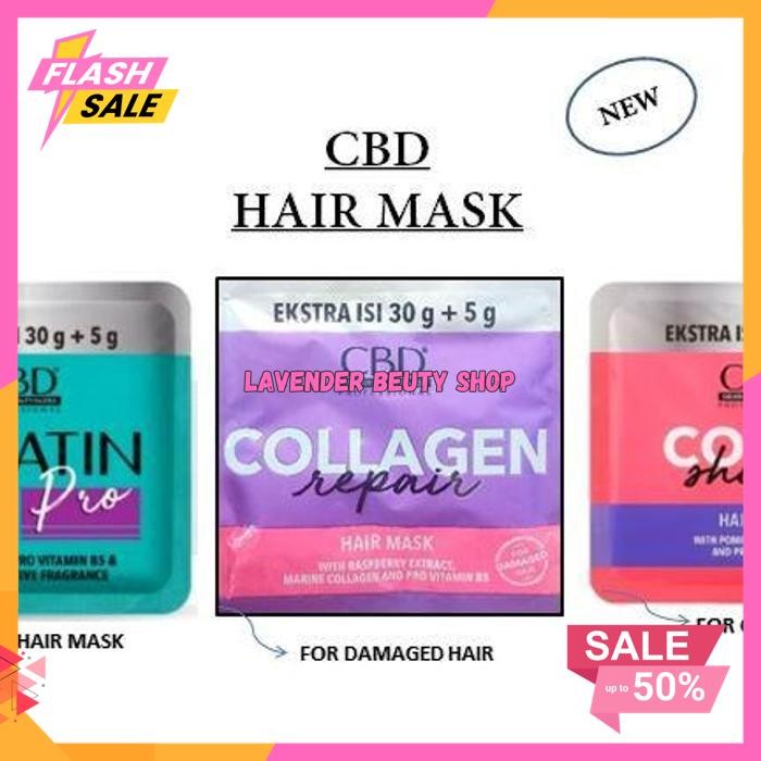 CBD HAIR MASK SACHET - MASKER RAMBUT CBD ORIGINAL BEST PRODUK