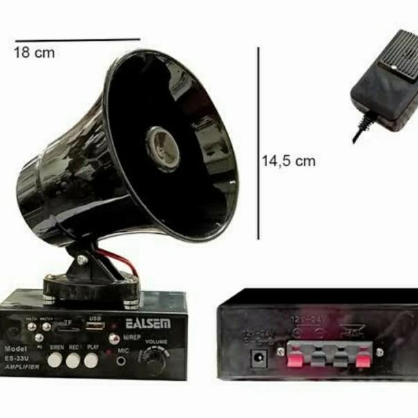 Megaphone Geras Suara Amplifier Ealsem Es33U Usb.