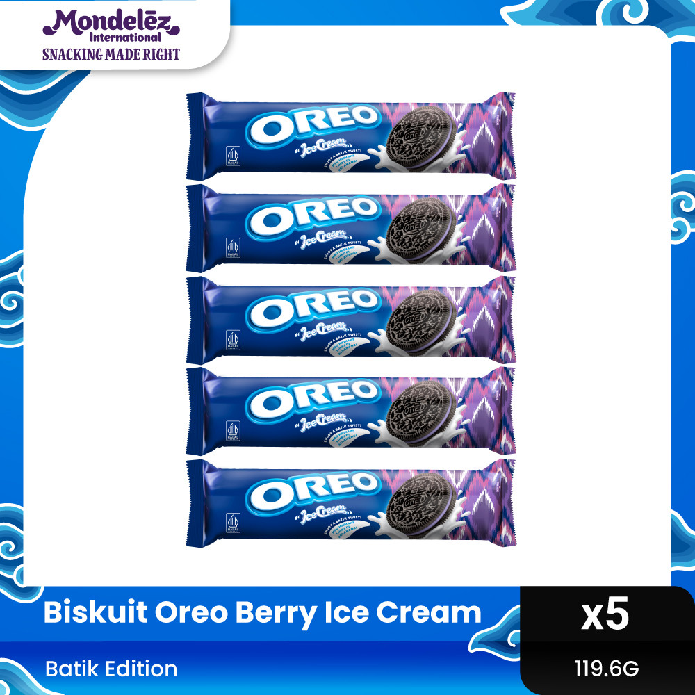 

OREO BATIK BERRY ICE CREAM 119.6G x 5