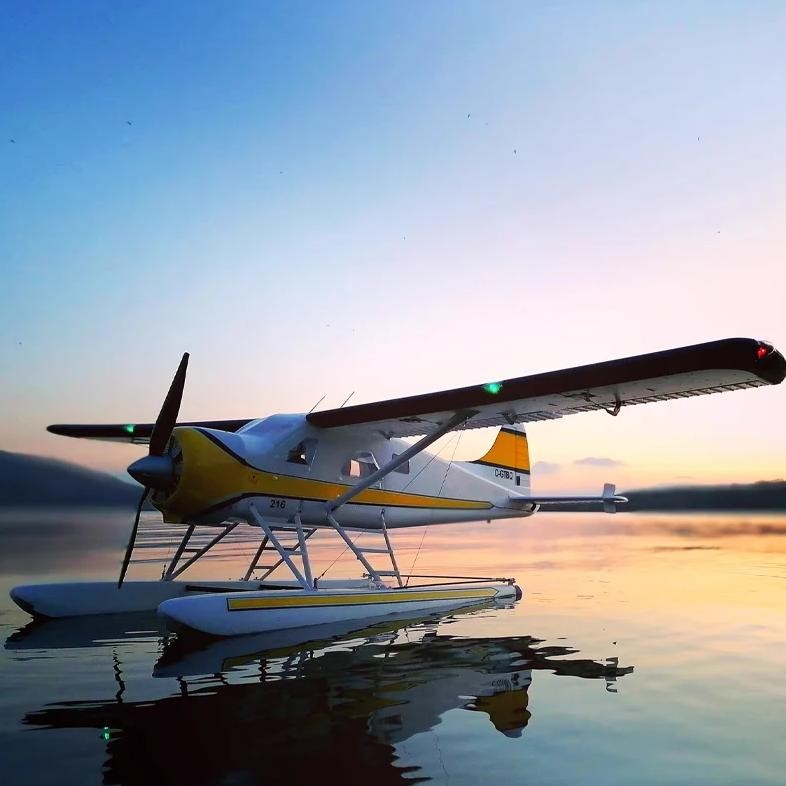 BEAVER DHC-2 1500MM WINGSPAN REMOTELY CONTROLLED SEAPLANE RC AIRCRAFT RC AIRCRAFT WITH BUOY MODEL AI