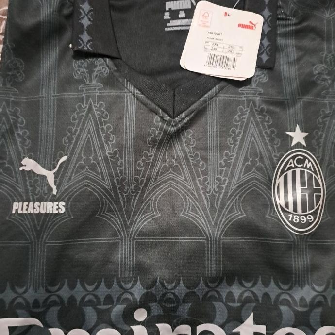 TERBARU - BIG SIZE JERSEY BAJU BOLA 2XL 3XL 4XL MILAANN 4TH BLACK JUMBO