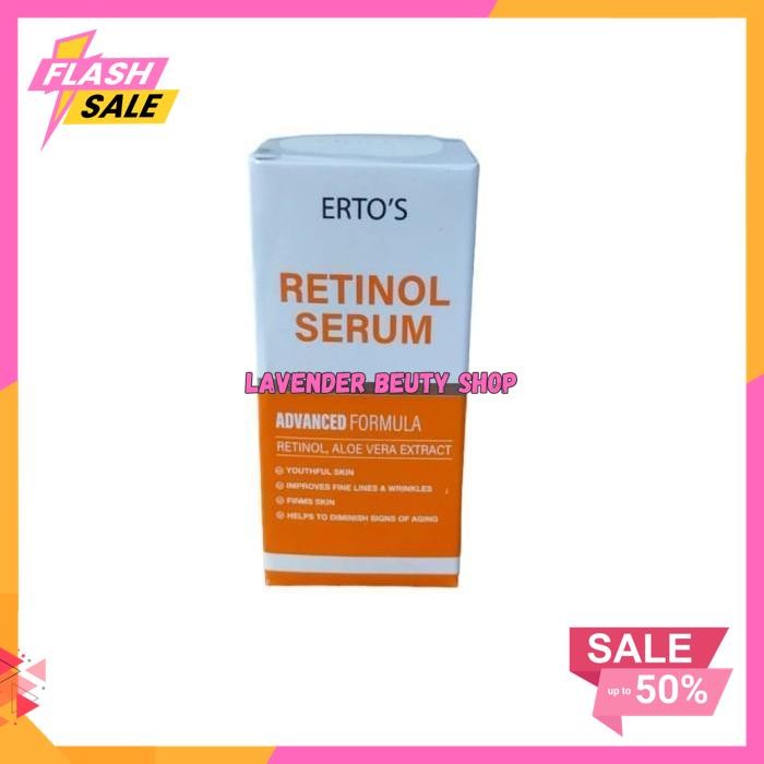 ERTOS RETINOL SERUM 20ML ORIGINAL BPOM - SERUM ERTOS RETINOL BEST SELLER