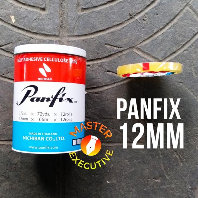 

(Kaleng) Panfix Cellulose Tape 12 mm x 66 m / Solasi 0.5 In x 72 Yards