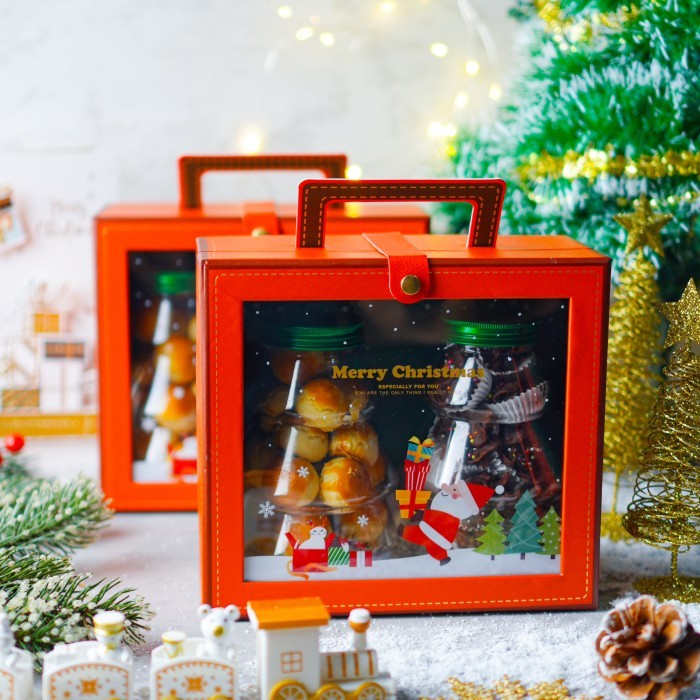 

NEW! Christmas Tree Hampers / Natal / Parcel Christmas / choco / cookies / Limited