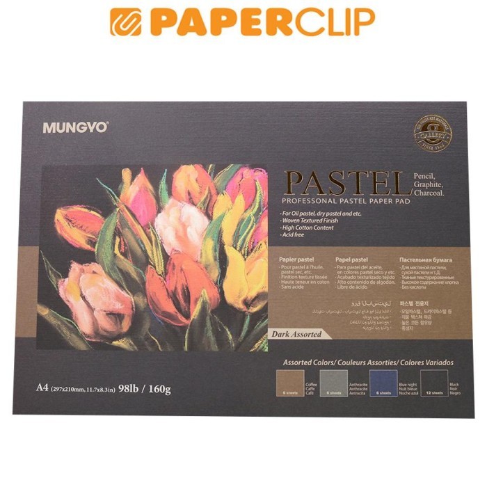 

Triyper Kertas / Pastel Paper Mungyo Mppp-A4 30S Dark Assorted