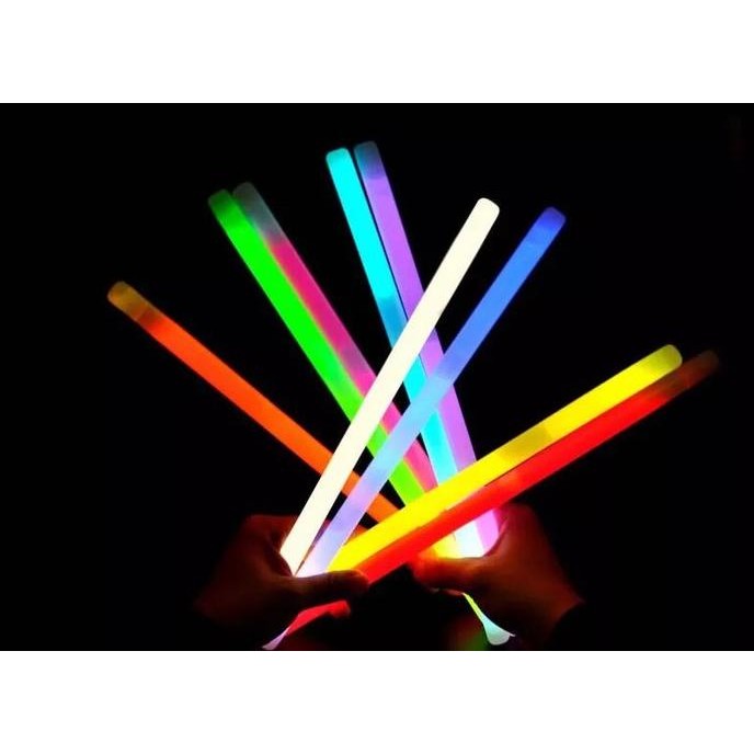GLOW STICK BESAR 30 x 1 cm ISI 24 pcs - GLOW STICK PARTY 24pcs fosfor [terbaik]