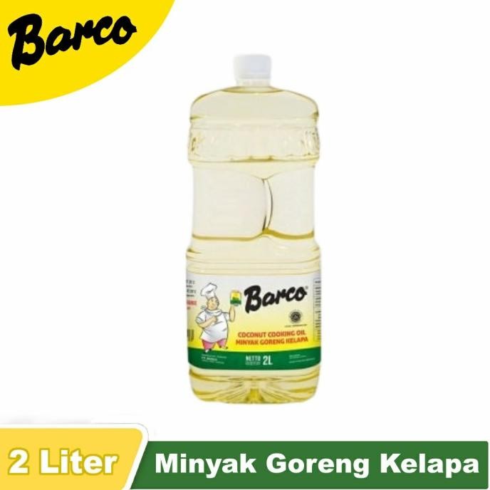 

Minyak goreng kelapa - Coconut cooking oil Barco - botol 2 liter