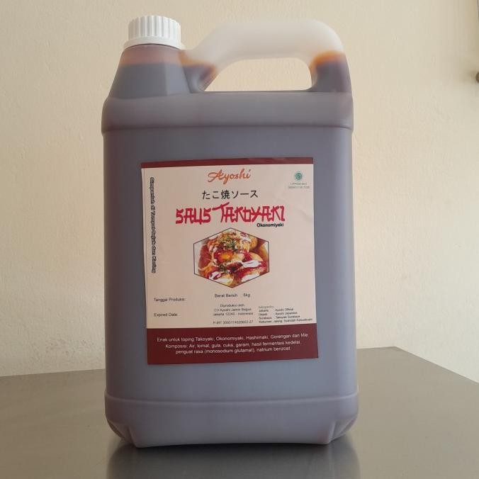 

Saus Takoyaki 6kg Saos Okonomiyaki 6 kg Ayoshi Official
