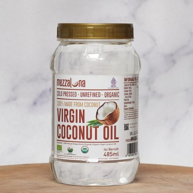 

Organic Virgin Coconut Oil Mezzaluna 500ml VCO Organik