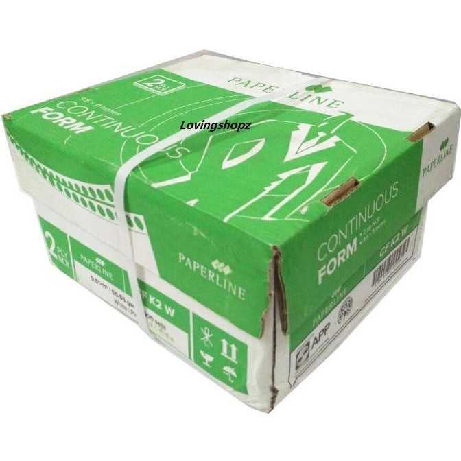 

Baru Continuos Form Paperline - Rangkap 2- Full-Go Send