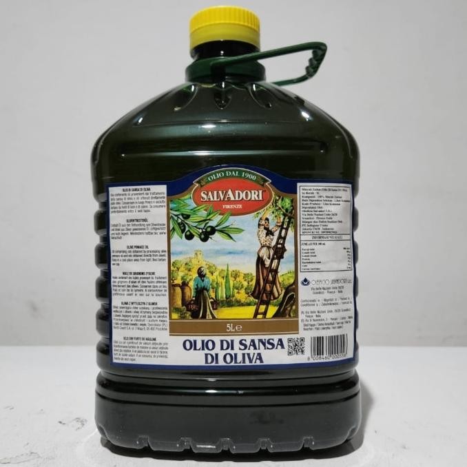 

SALVADORI POMACE OLIVE OIL 5L / MINYAK ZAITUN MASAK IMPORT ITALY