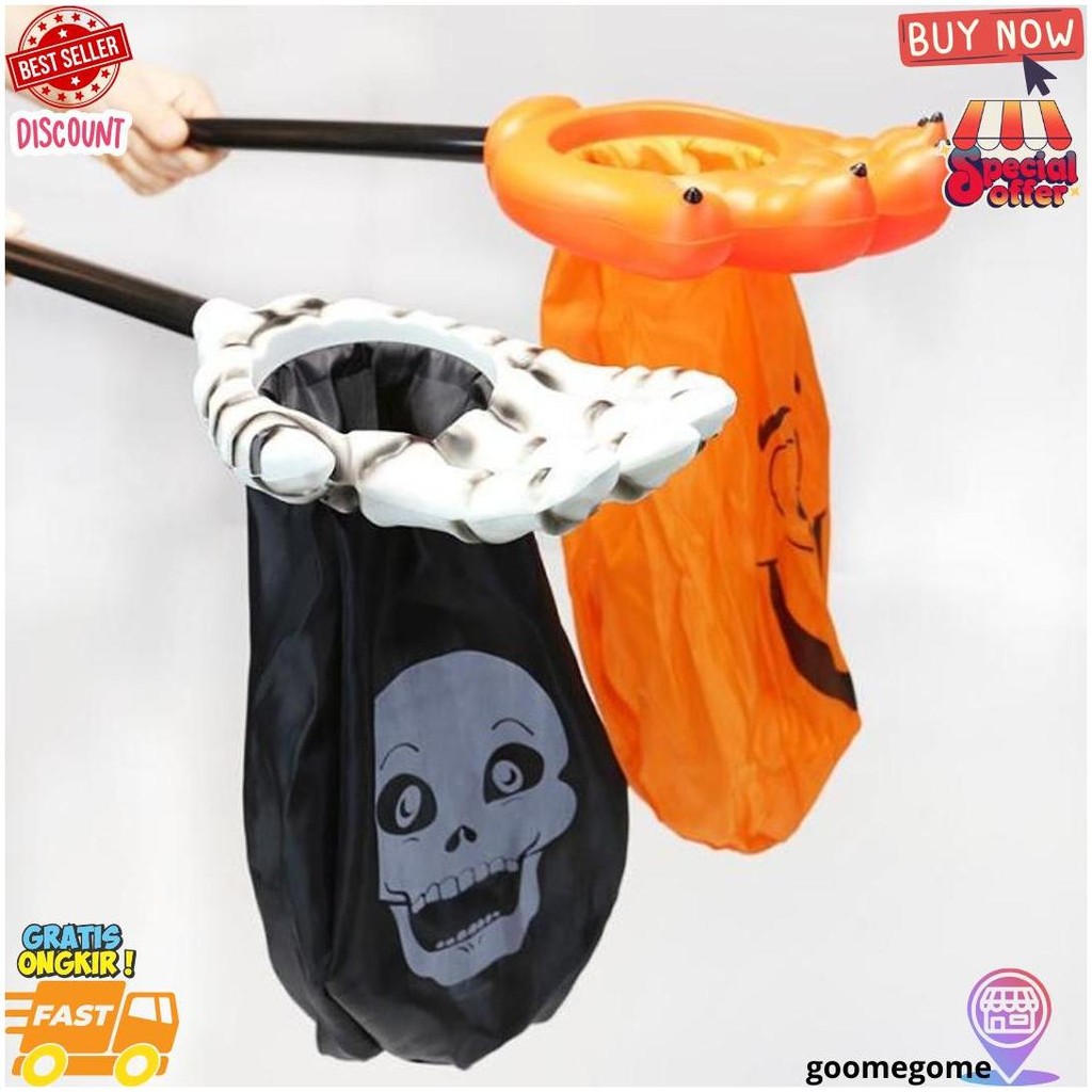 

Candy Bag Tangan Tengkorak Kantong Permen Goodie Bag Lucu Halloween Dekorasi Halloween Harga Grosir Termurah D Termurah