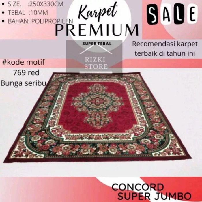 Karpet Klasik Super Tebal Concord Super Jumbo 250x330