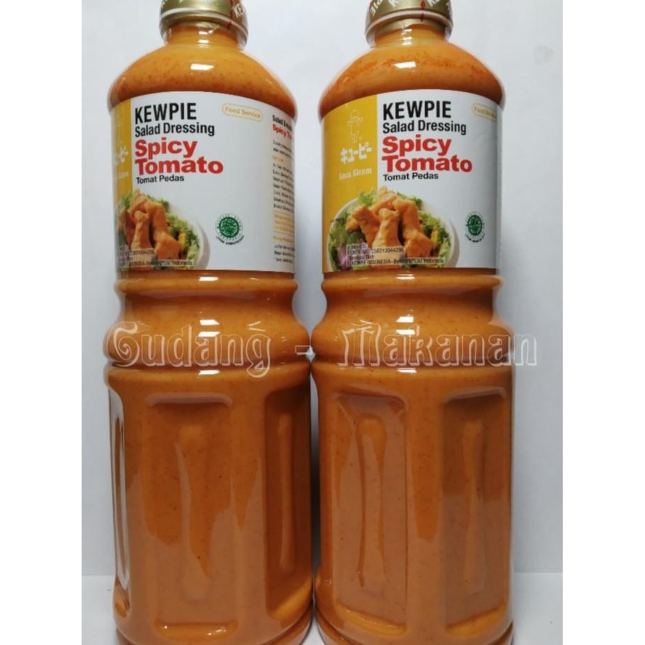 

Kewpie Salad Dressing Spicy Tomato 1 Liter