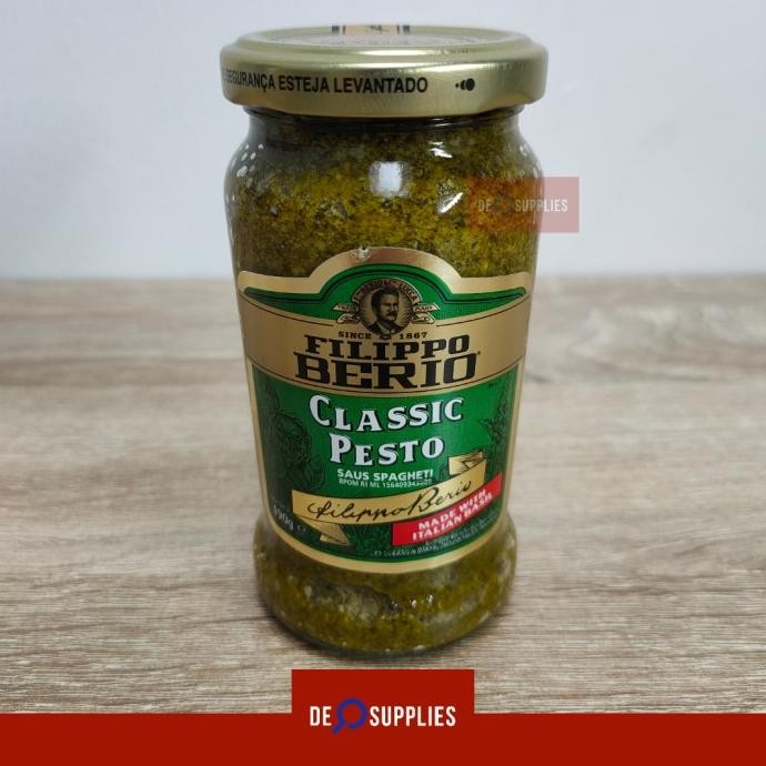 

Filippo Berio Classic Pesto 190gr - Saus Pasta Spagheti Pesto Basil