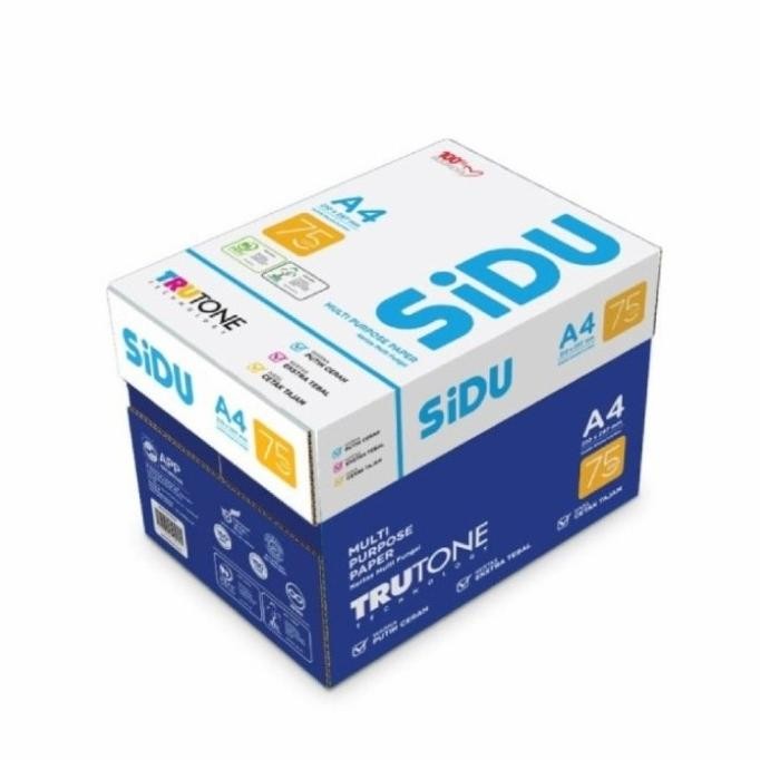 

TERBARU - Kertas HVS Sidu Sinar Dunia A4 70 / 75 gram ( 5 rim ) GOJEK / GRAB