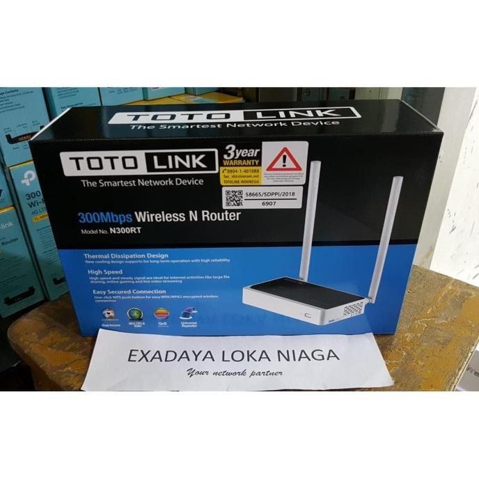 TOTOLINK N300RT - 300Mbps Wireless N Router - 2 Antena TOTOLINK N300RT