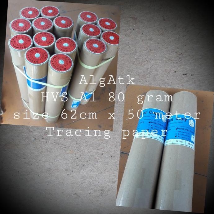 

NEW DIAMANT COPY. KERTAS HVS ROLL UKURAN A1 ( 62cm x 50m ).