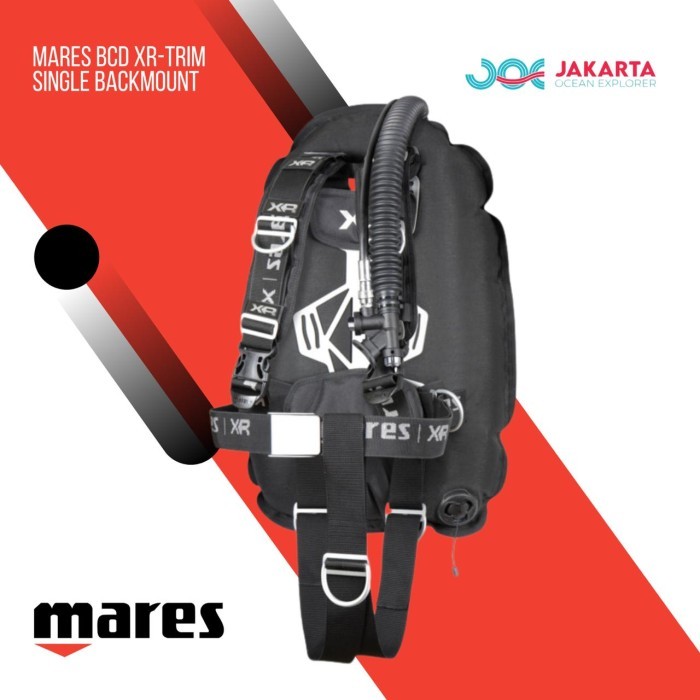 ORI MARES BCD XR-TRIM SINGLE BACKMOUNT SET / BCD DIVING / SCUBA DIVING READY STOK