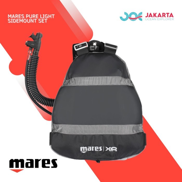 MARES PURE LIGHT SIDEMOUNT SET / BCD DIVING / SCUBA DIVING / TECNICAL DIVING READY STOK