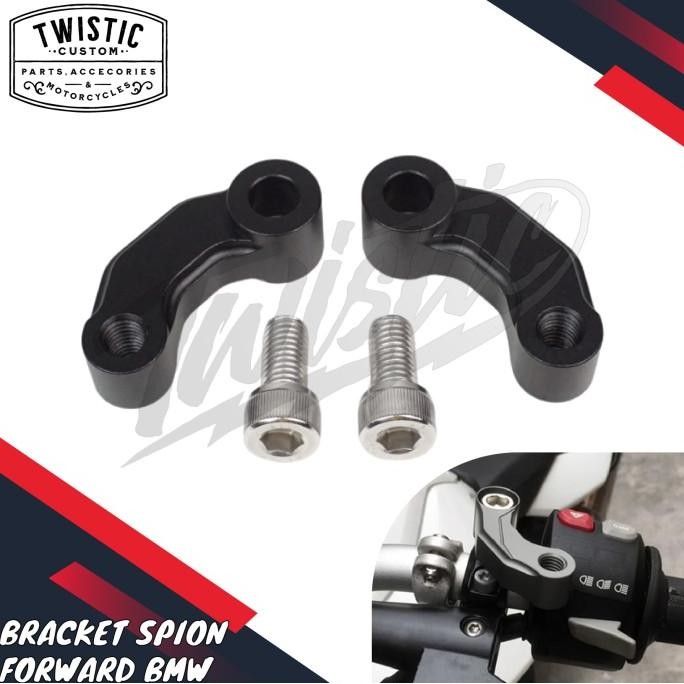Bracket Breket Dudukan Adapter Extender Forward Spion Maju Motor Bmw R 1200 1250 Gs F700 F750 F800 F