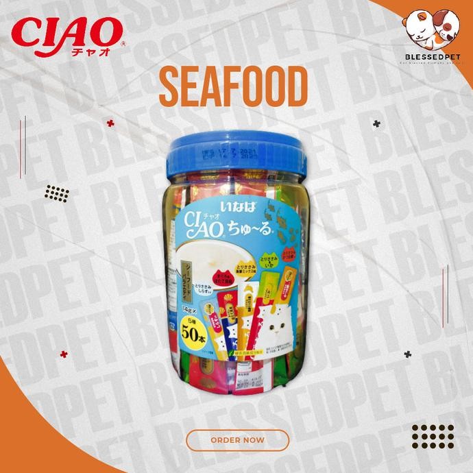 CIAO Liquid Snack Toples / Snack Kucing CIAO Liquid Toples isi 50pcs