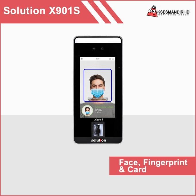 

Baru Mesin Absensi Dan Akses Door Fingerprint Wajah Solution X901S Kualitas Premium