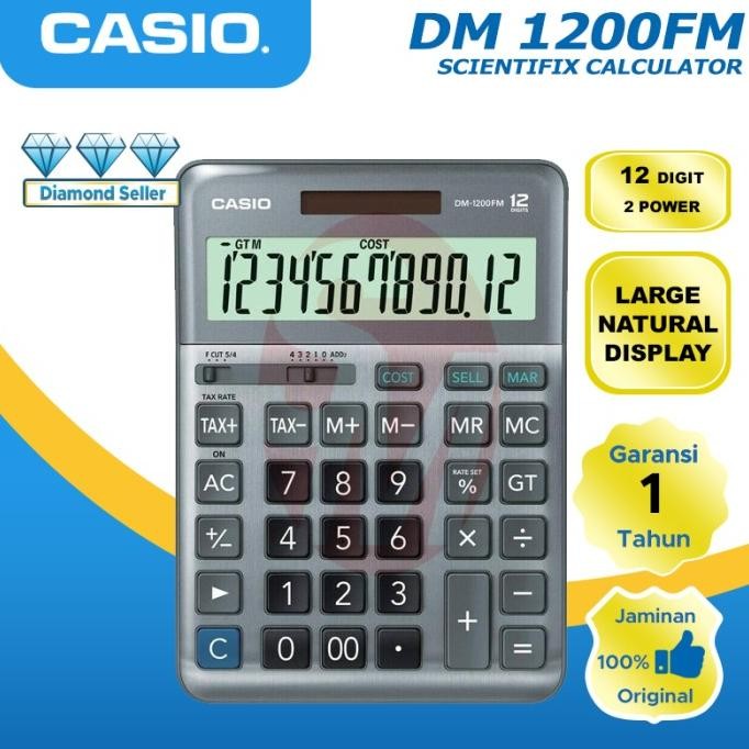 

Kalkulator Casio Dm 1200 Fm