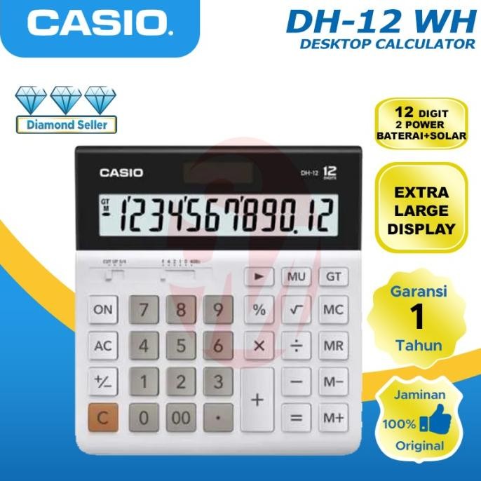 

Kalkulator Casio Dh 12 Bk