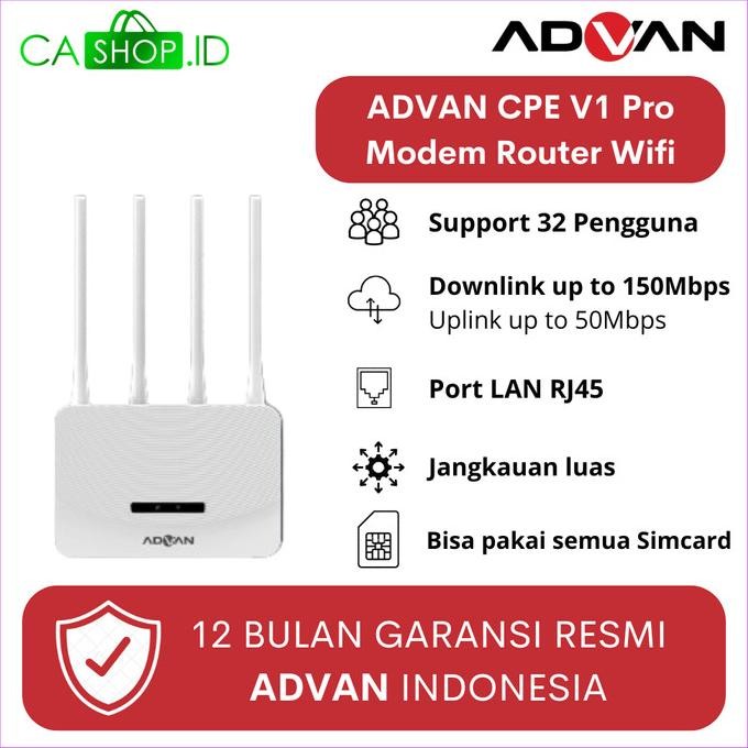 Advan XL SATU Lite Internet Rumah Unlimited Kuota Modem Router Wifi