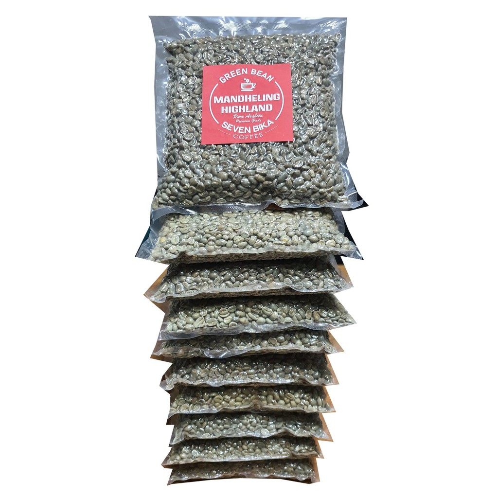 

Seven Bika Mandheling Highland Green Beans [Biji Mentah] Grade1 2,5 Kg