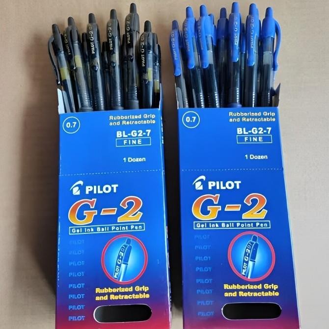 

TERMURAH - (1PACK) Pulpen Pilot G2 0.7/0.5 BL-G2 isi 12Pcs Pulpen