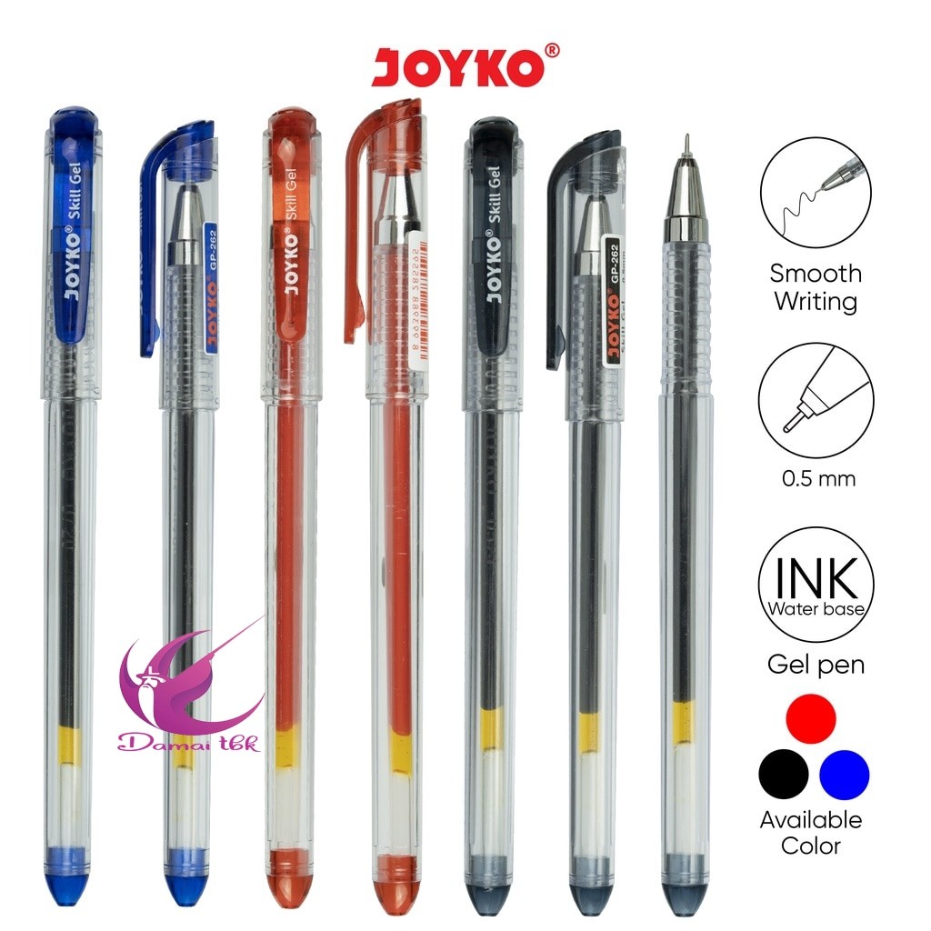 

Gel Pen Pulpen Pena Joyko GP-262 Skill Gel 0.5 mm