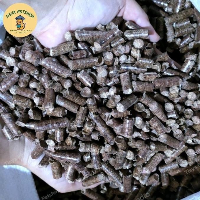 Wood pellet/pellet kayu /pelet kayu 25 KG/ Pasir Kucing Anjing Kelinci
