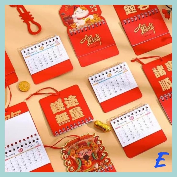 

| MIS | KALENDER MINI 2024 KALENDER TAHUN NAGA BULANAN SOUVENIR KADO IMLEK