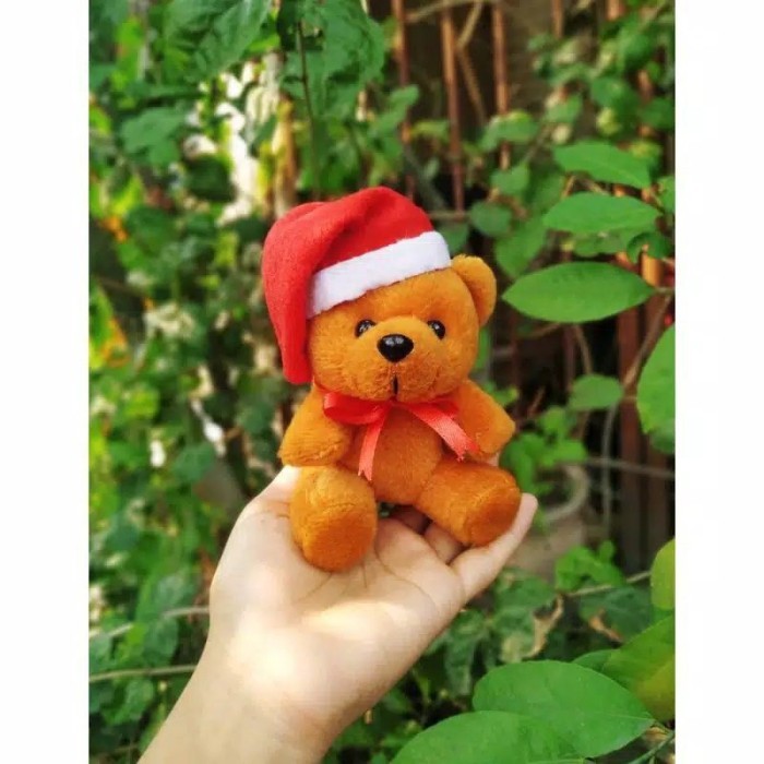 

Natal BONEKA NATAL MINI BEAR DOLL CHRISTMAS DOLL BERUANG NATAL - Brown Limited