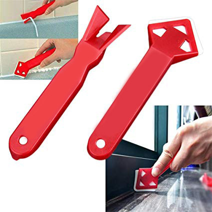 

2 in 1 Alat Pembersih Perapi Lem Silikon Sealant Tool Scraper - Merah | Lem | Pusat Pusat Belanja Viral