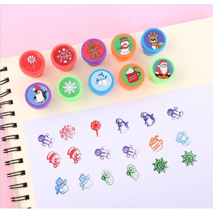 

Natal Stempel natal stamp anak christmas reward hiasan natal bagus lucu un Limited