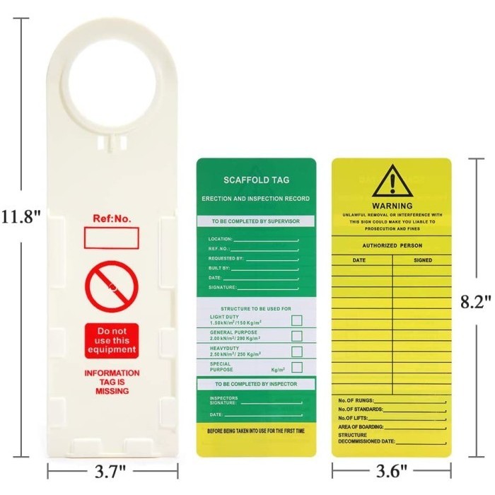 ScaffTag Scaffolding Tag