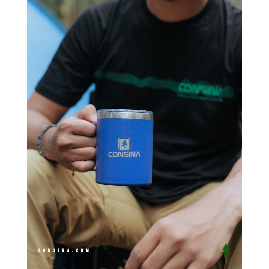 PRODUK TERBATAS Consina Stainless Mug 340ML Gelas Outdoor Camping Gunung